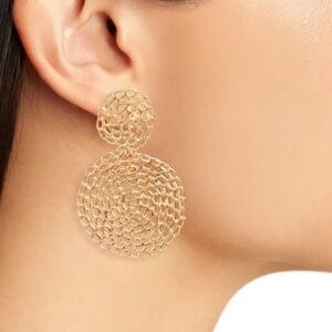GAS bijoux onde drop earrings